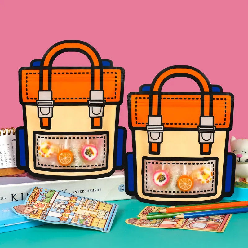 50pcs Creative 2D Cartoon Schoolbag - Image 7