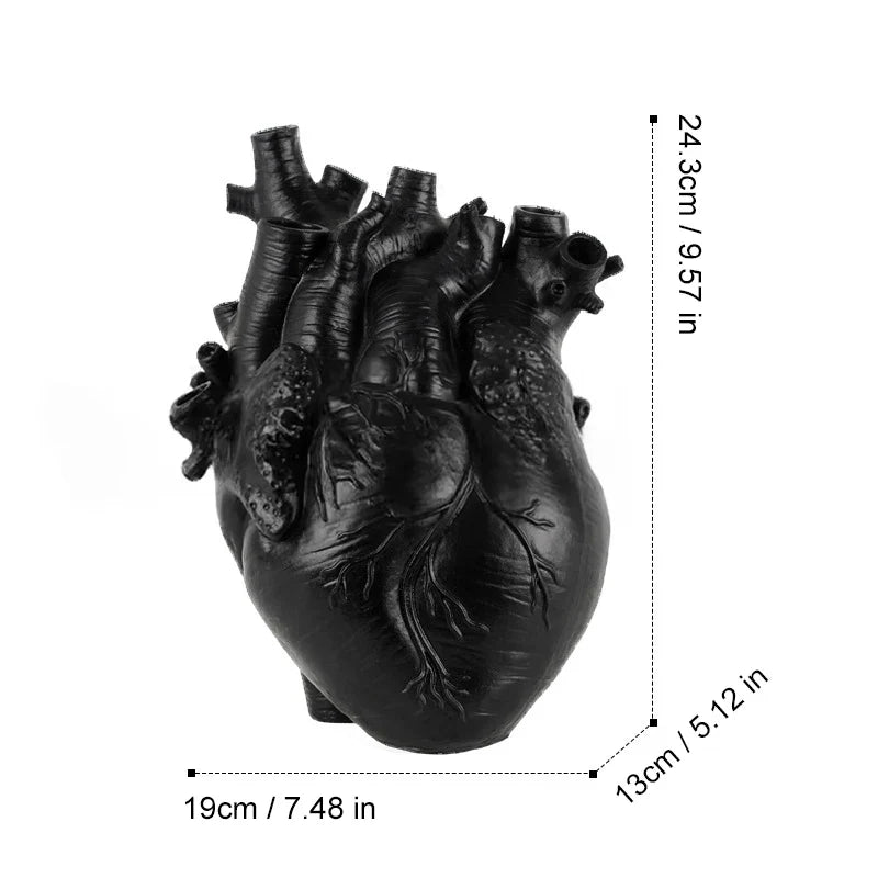 Lovesick Anatomical Heart Ceramic Flower Vase - Image 7