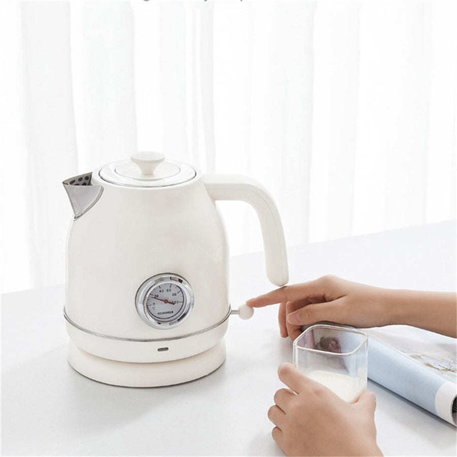Retro Style Electric Temperature Control Kettle - Image 2