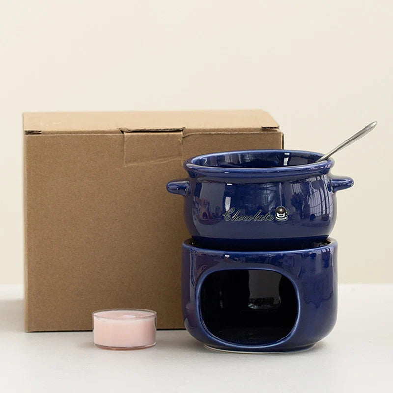 Warm Dip Chocolate Cheese Fondue Pot - Image 12