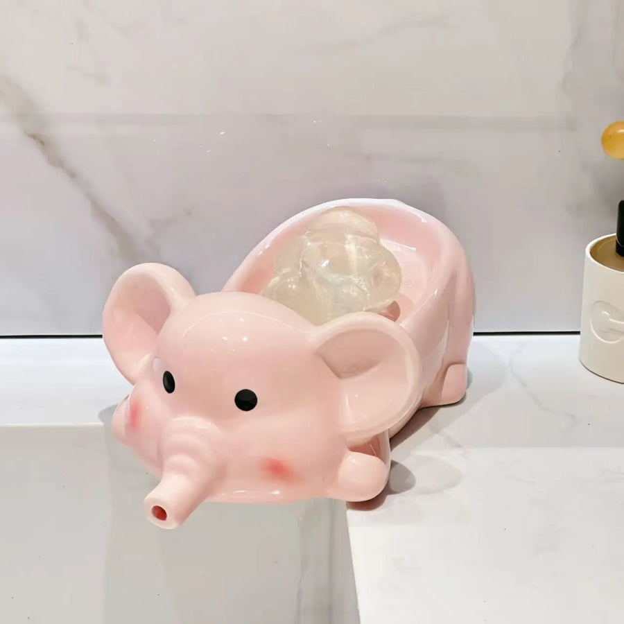 Tusk & Suds Elephant Soap Drain Holder