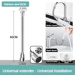 Universal Flexible Adjustable Kitchen Faucet Extender Nozzle