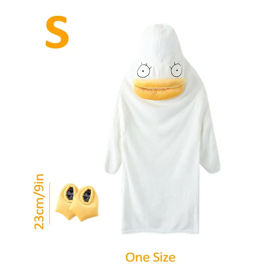Confused Duck Warm Adult Pajamas Costume - Image 6