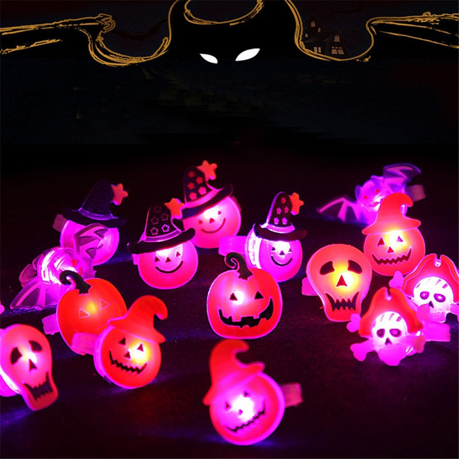 Glowing Ghost Skull Rings - Image 3