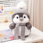 Cozy Winter Penguin Plushie Toy