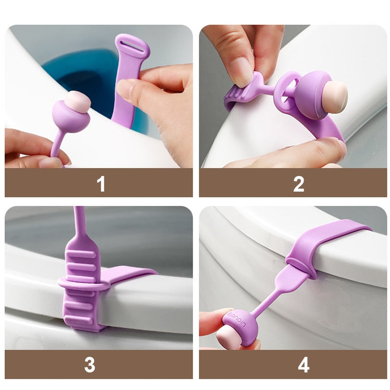 Mushroom Flexible Kids Toilet Seat Lifter - Image 4