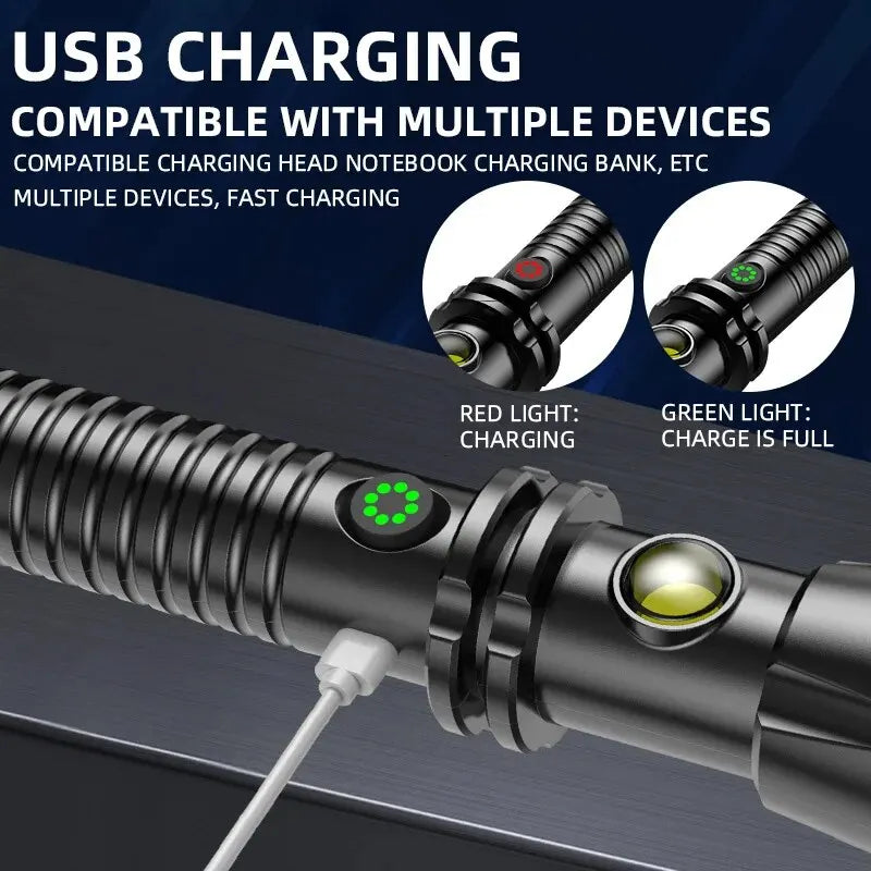 Tactical Self-Defense LED Flashlight Emergency Survival Tool - Image 4