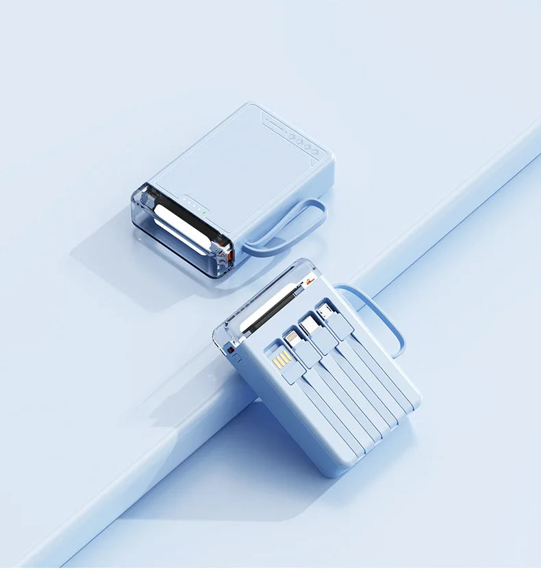 Mini Cute Built-in Cable LED Powerbank - Image 6