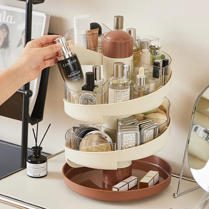 Spin Serve Rotating Multi-Layer Kitchen Serving Tray