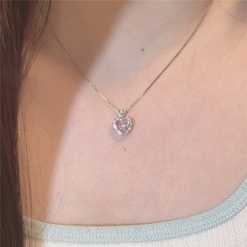 Heartbeat Harmony Crystal Pendant - Image 3