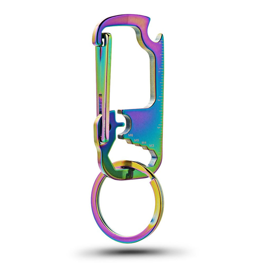 Stainless Steel EDC Multi Tool Bottle Opener Keychain - Image 7