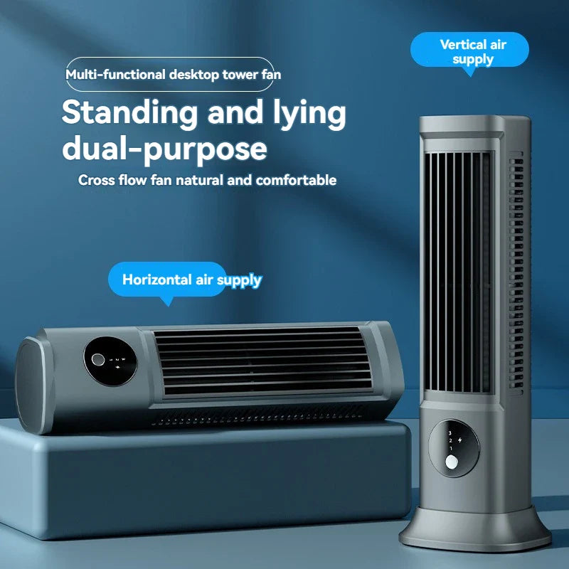 Towerless Ultra Cool Air Conditioning Desktop Fan - Image 3