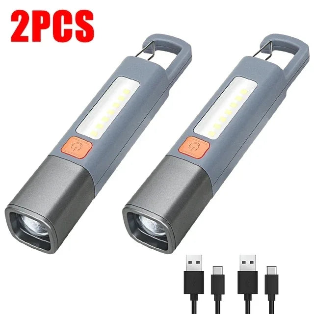 Ultra-Bright Long Shot USB Rechargeable Flashlight