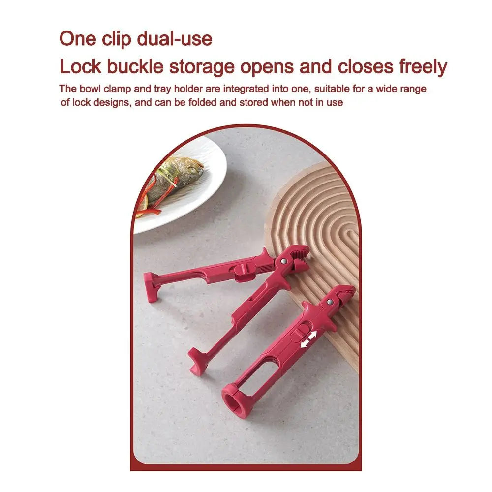 2in1 Anti-Scald Secure Grip Bowl Holder - Image 6