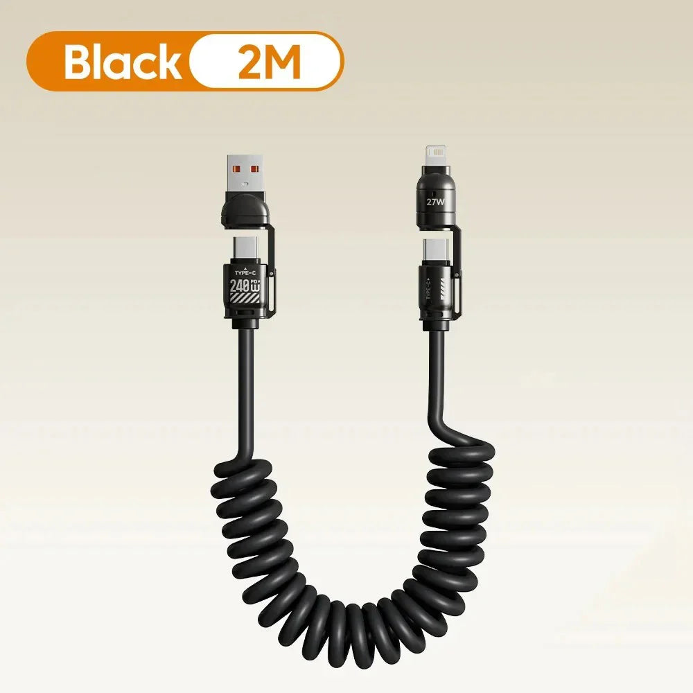 4in1 Extendable Universal Fast Charging Data Cable - Image 6