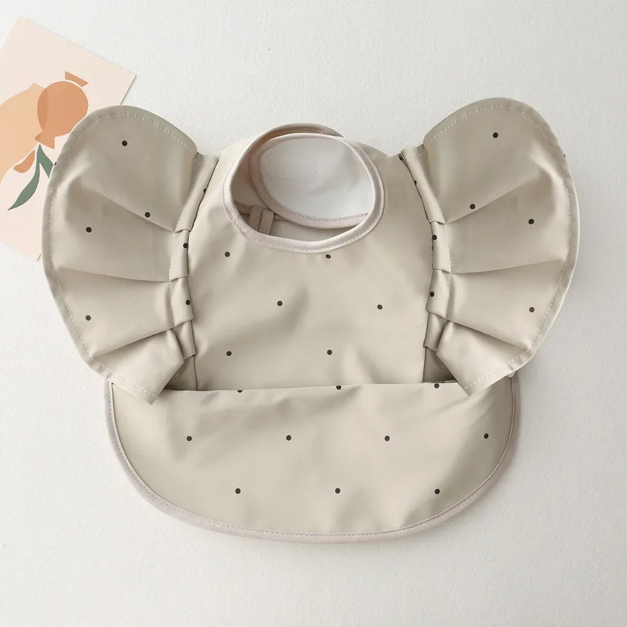 Babero Impermeable con Bolsillo para Recoger Comida