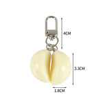 Garlic Pendant Unique Keychain