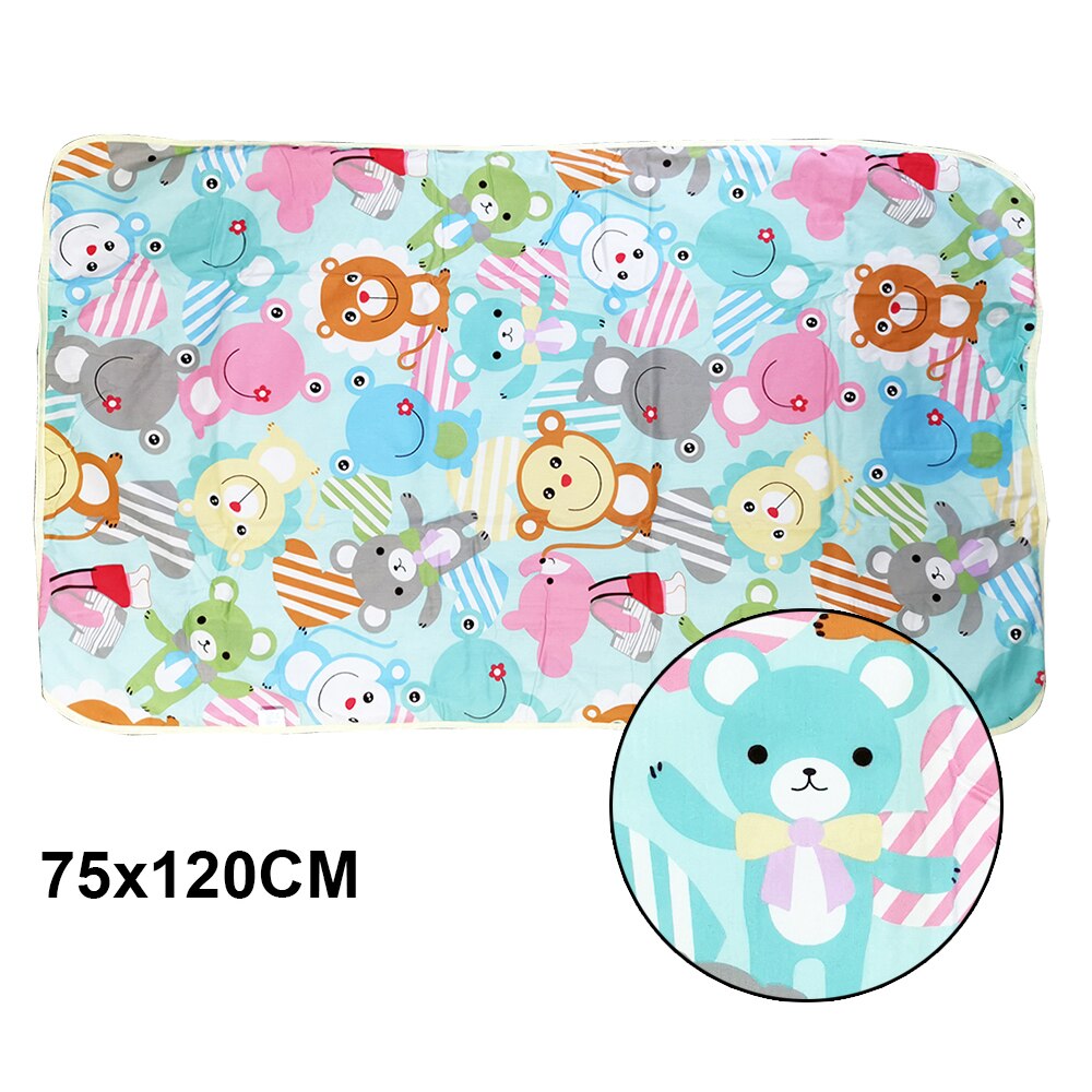 Cartoon Waterproof Reusable Changing Mat