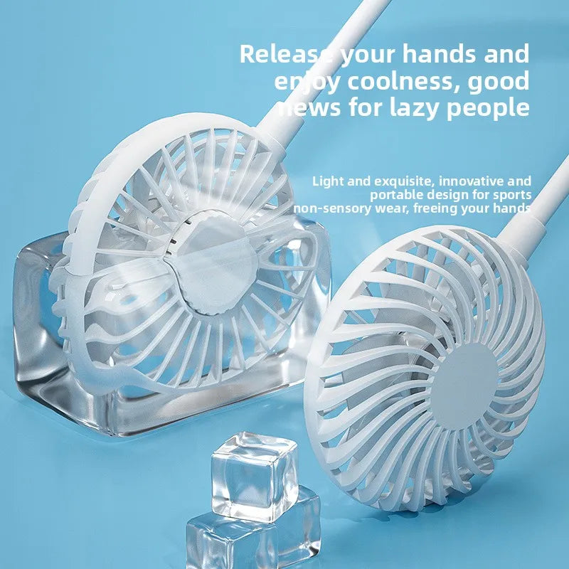 Adjustable Hands-Free Neck Cooling Fan - Image 3
