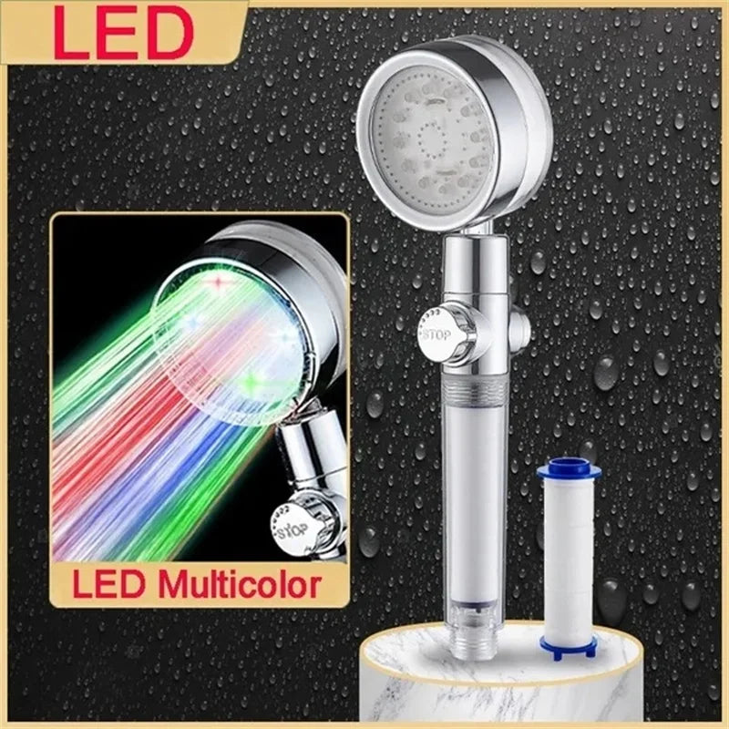 Hydro Colorful High-Pressure Rainfall Shower Head - Image 4