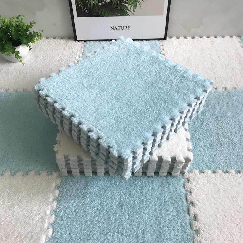 DIY Winter Plush Puzzle Mat - Image 6
