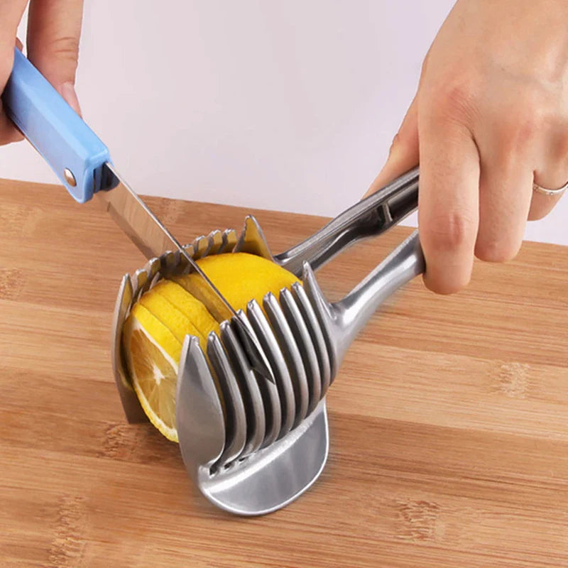 Stable Cutting Fruit Vegetable Holder Slicer - Image 1