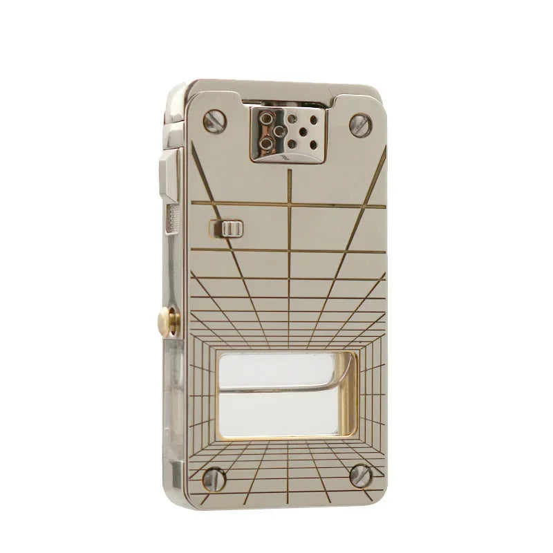Premium Ruler Design Windproof Metal Lighter - Image 7