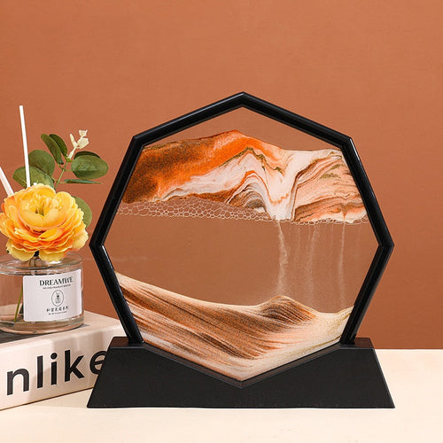 Deep Sea Flowing Hexagon Sand Decor - Image 0