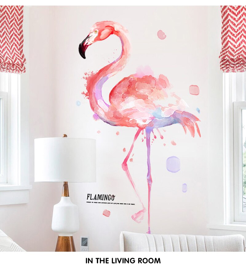 Flamingo Wall Stickers for Kids Room Home