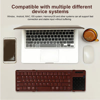 Wireless Portable Slim Smart Tri-Fold Bluetooth Keyboard - Image 3