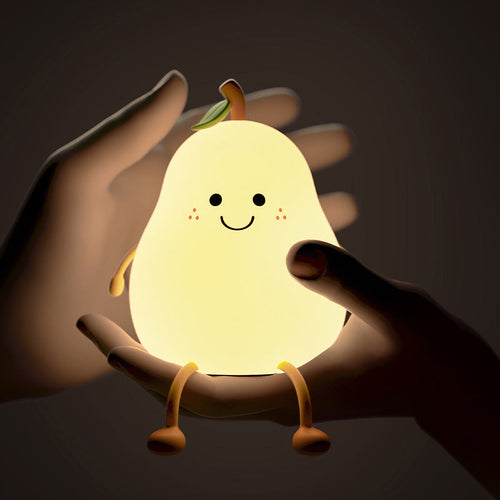 Cute Pear Bedside Touch Night Lamp - Image 0