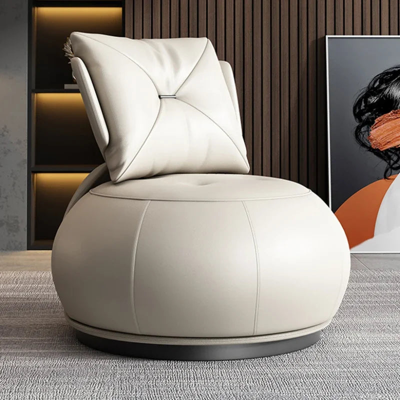 Ergonomic Back Support Rotating Lounge Chair