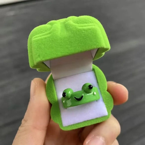Smiling Frog Kids Ring - Image 0