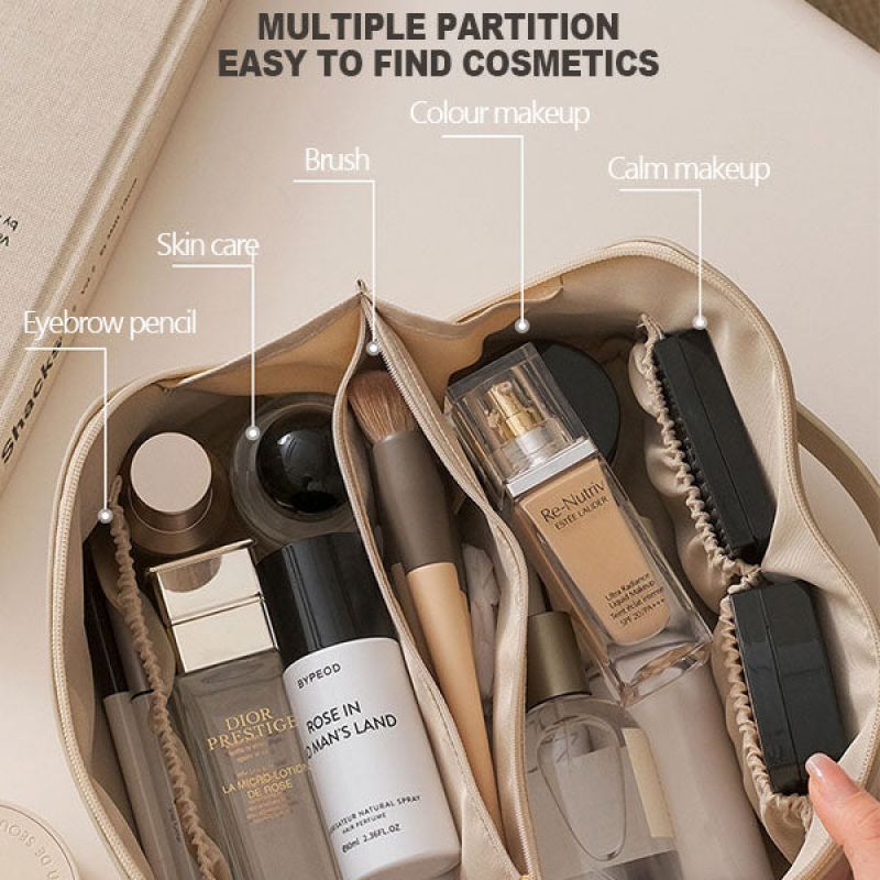 Elegant Large Capacity Travel Cosmetic Bag - Image 9