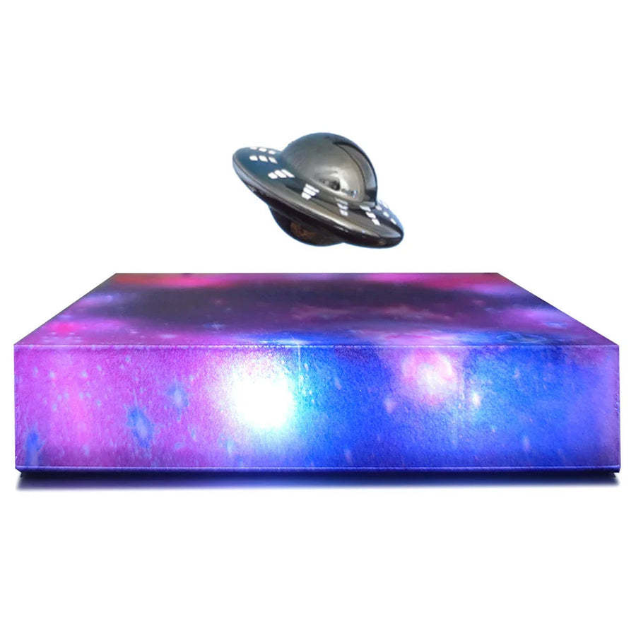 Magnetic Levitating Spaceship Rotating LED Night Lamp - Image 4