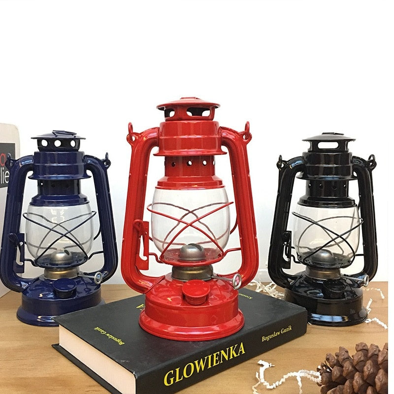 Nostalgic Camping Side Outdoor Kerosene Lantern Lamp