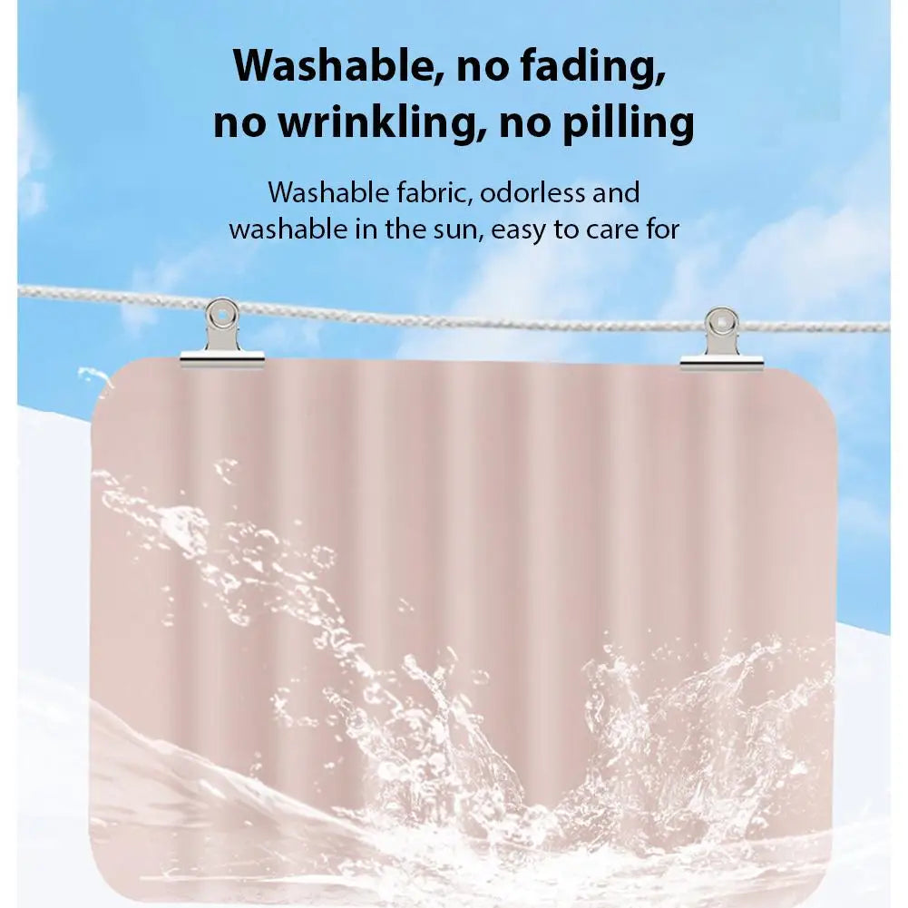 Magnetic Slide Retractable Rail Car Window Curtains - Image 3