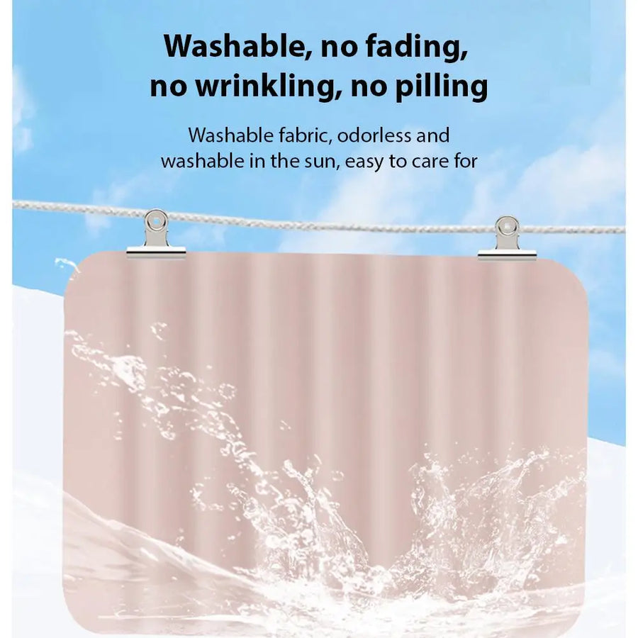 Magnetic Slide Retractable Rail Car Window Curtains - Image 3
