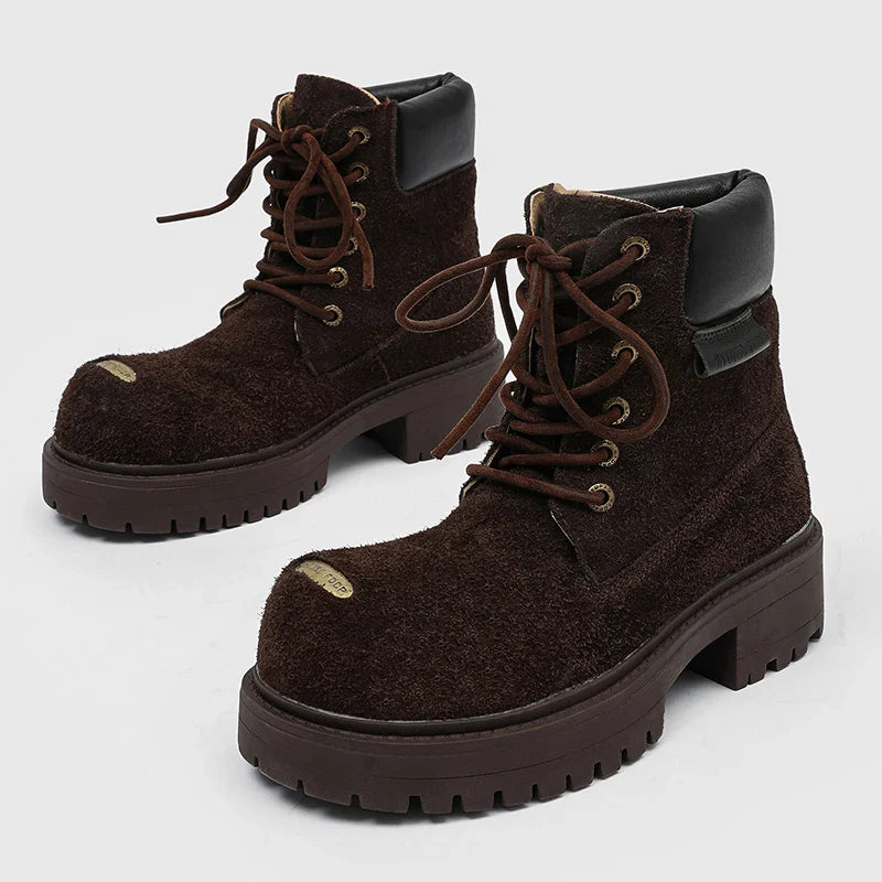 Mossy Green Anti-Slip Combat Boots - Image 8