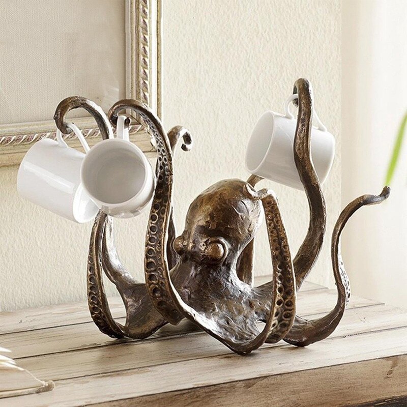 Octopus Resin Decorative Mug Holder - Image 0