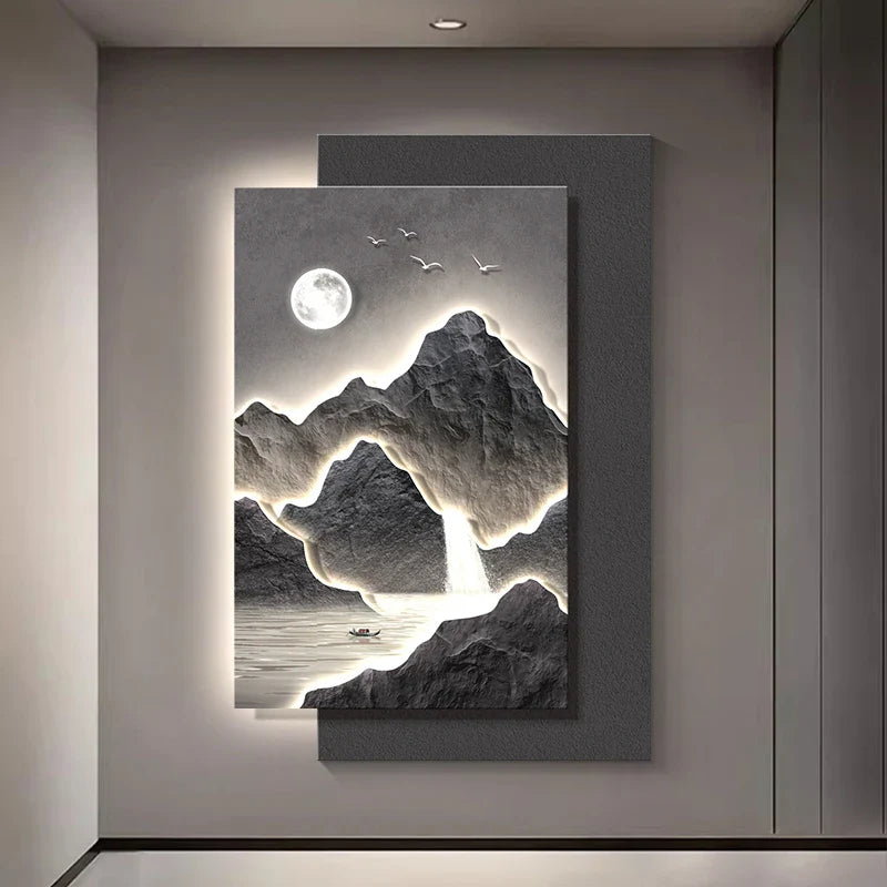 Mountain Landscape Modern Wall Art - Image 4