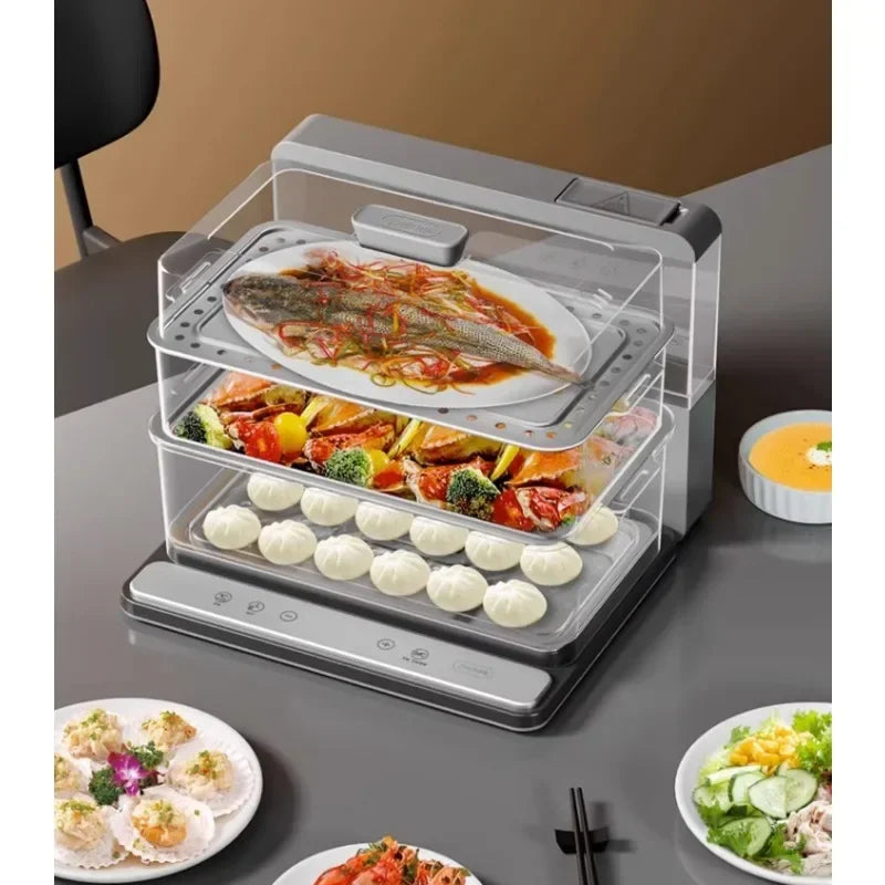 Multi Cook Triple Layer Electric Food Steamer - Image 1