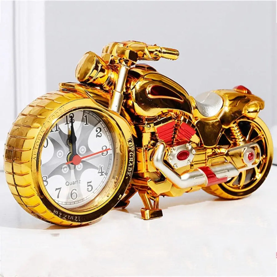 Vintage Motorcycle Bedside Alarm Clock - Image 4