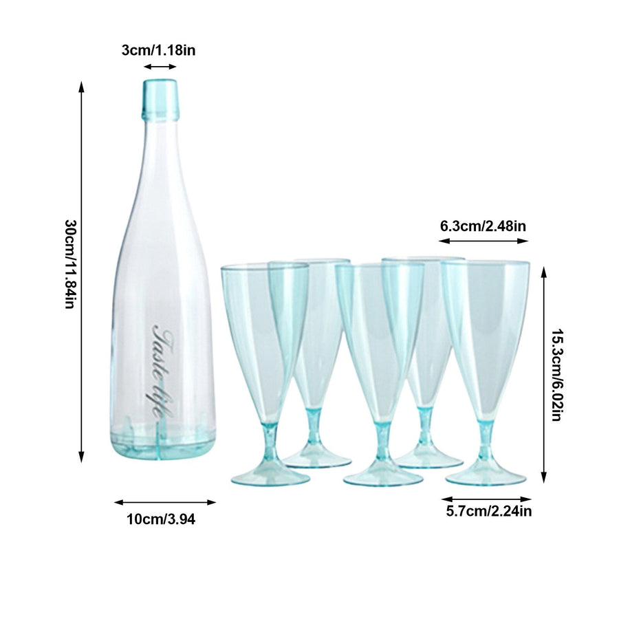 Creative Detachable Drink Glasses with Bottle - Image 7