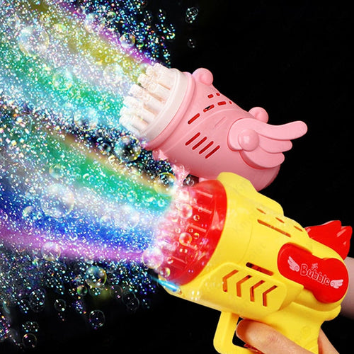 LED Light Dreamy Bubble Maker Gun - Image 0
