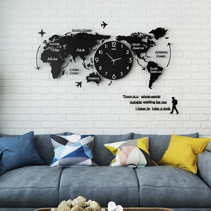 Artsy Time Unique Acrylic 3D DIY Wall Clock - Image 4