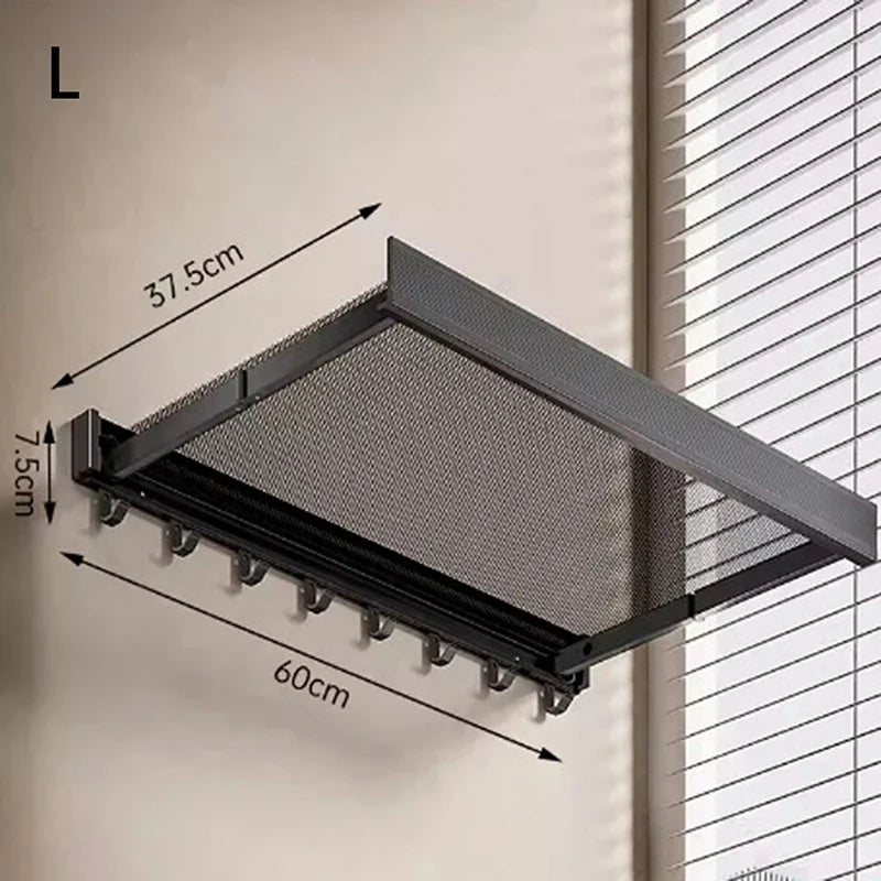 Ultra Suction Expandable Towel Storage Organizer Rack - Image 6