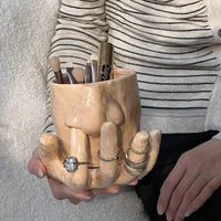 Artistic Hand Grip Base Unique Coffee Mug - Image 3