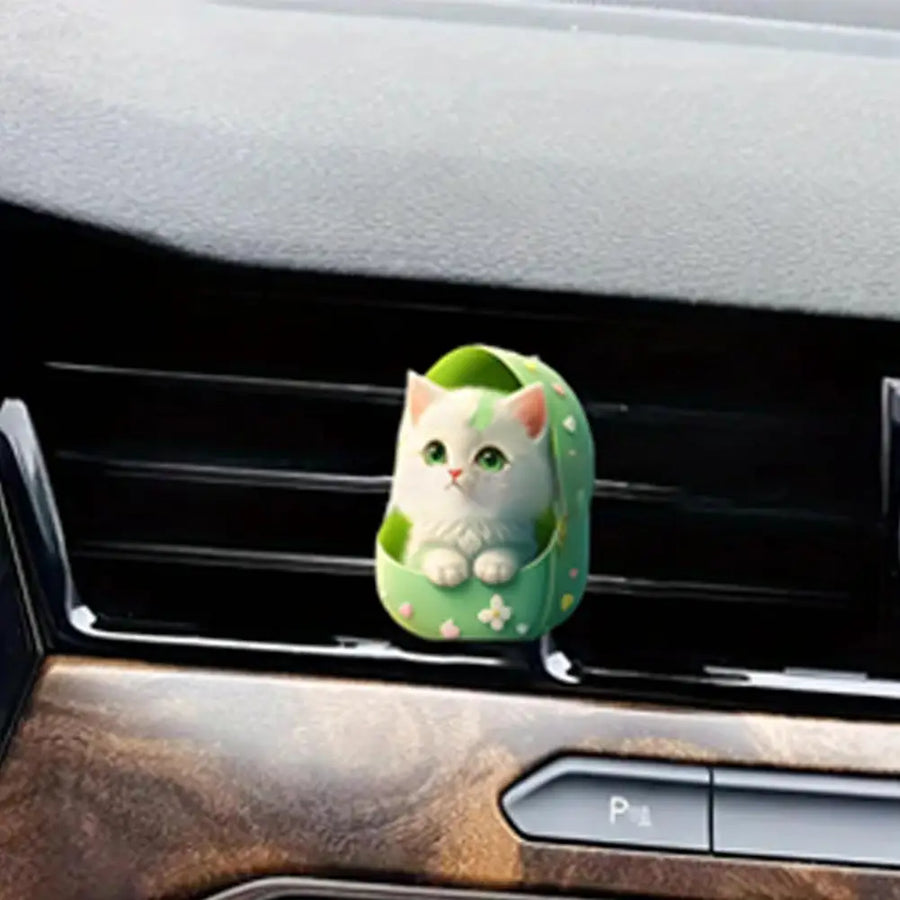 Cool Hoodie Cat Clip-On Car Freshener - Image 3