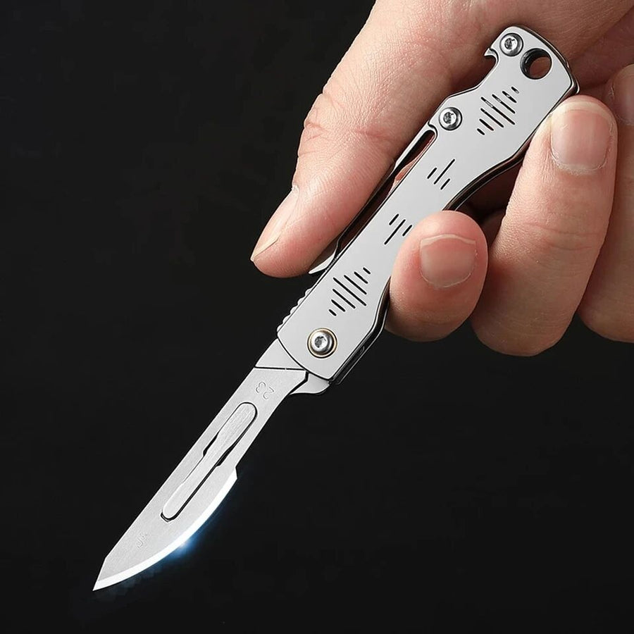 Stainless Steel Camping Master Folding Multifunctional Knife - Image 0